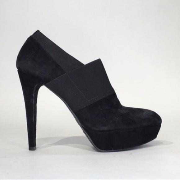 Stuart Weitzman Kilgore Suede Platform Bootie 9.5 - Picture 1 of 15